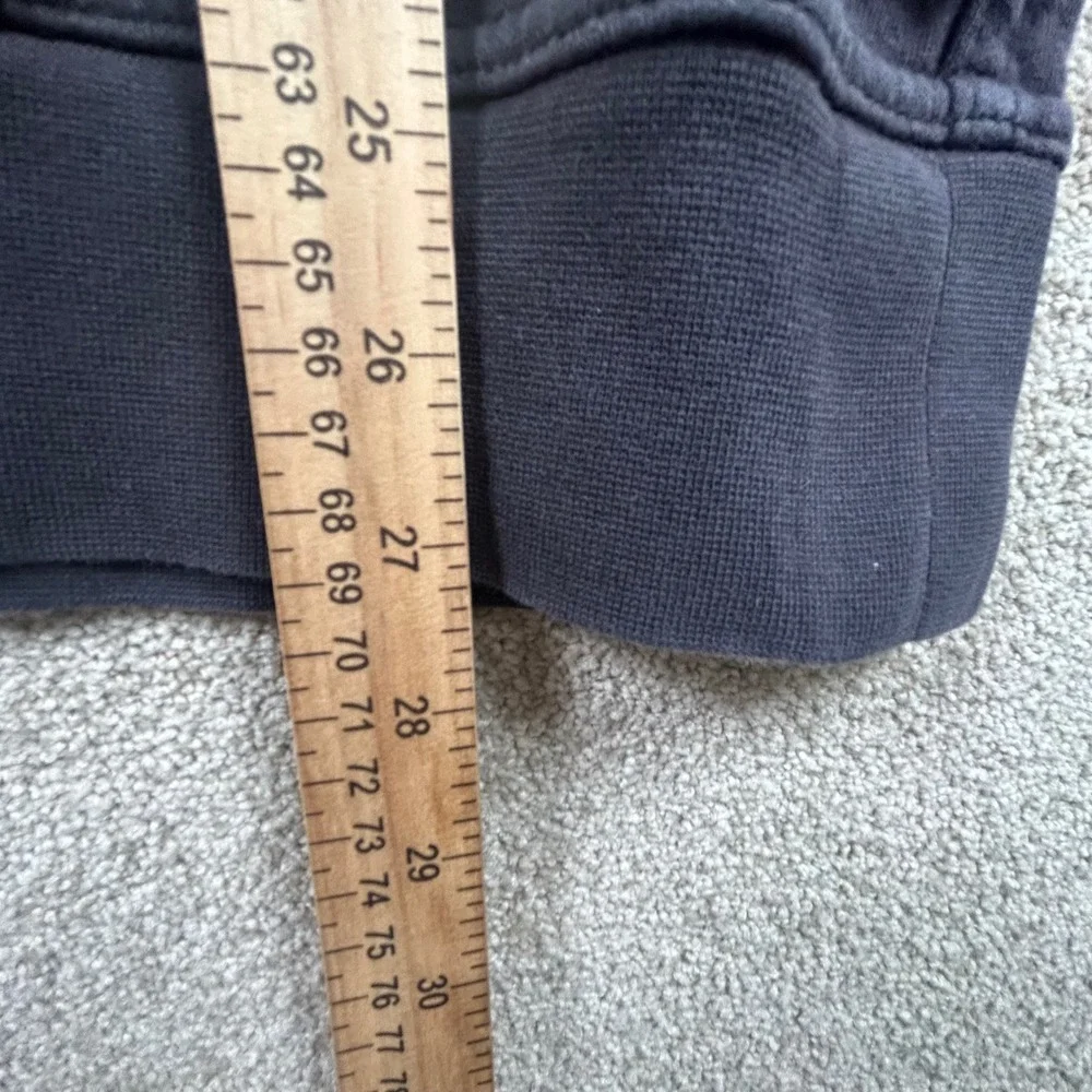 The North Face Mens‎ Hoodie Large Black Tonal Logo Pullover Sweatshirt Fleece L